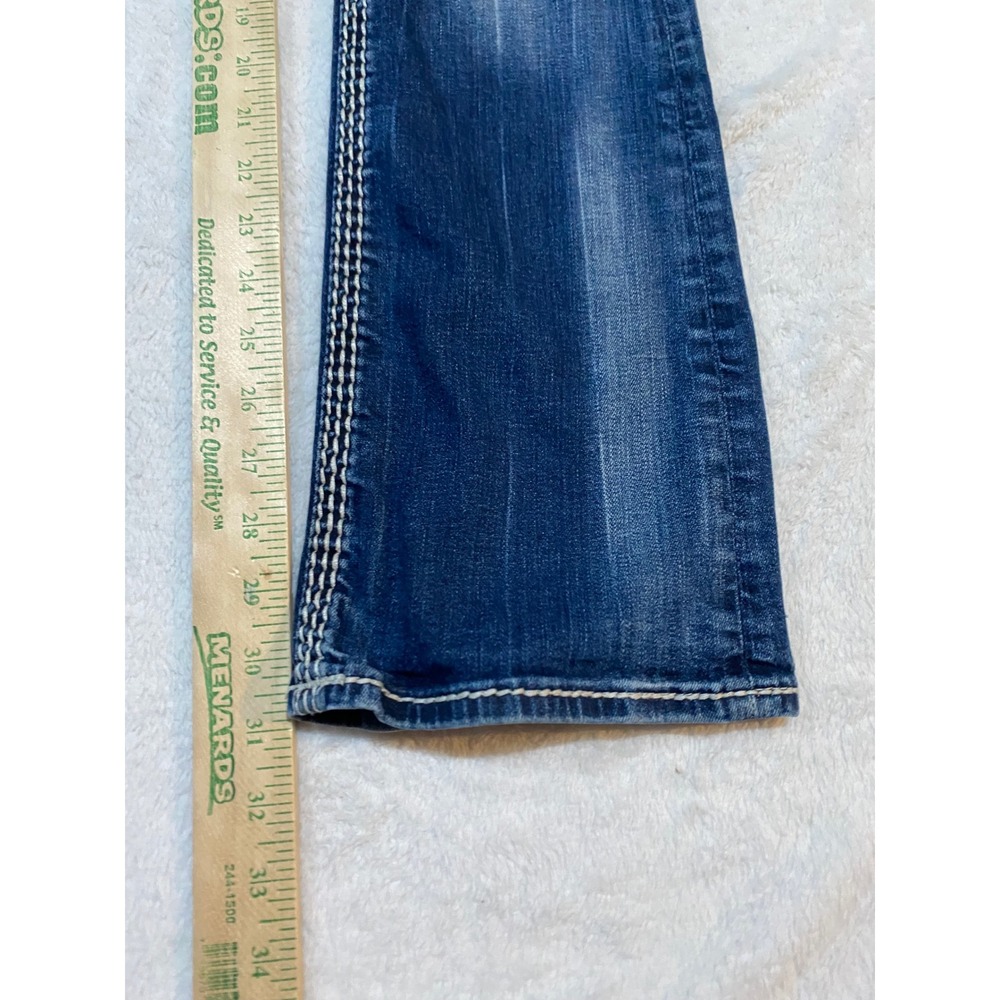 Rock Revival Sherry Bootcut Jeans Size 26 Medium Wash Embellished E8439BR - Picture 2 of 15